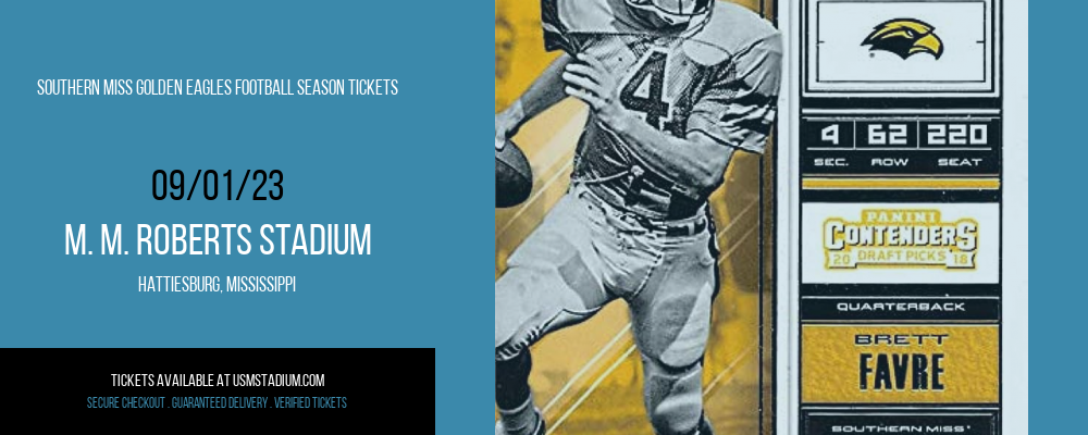 Southern Miss Golden Eagles Football Season Tickets at M. M. Roberts Stadium